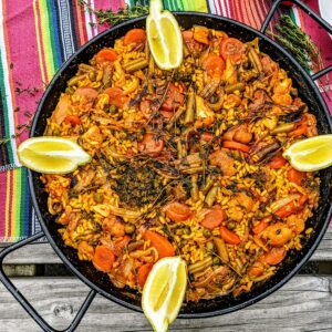 Paella of Mixed Vegetables